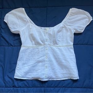 ⚡️SOLD ON DEPOP⚡️NWOT hollister babydoll top